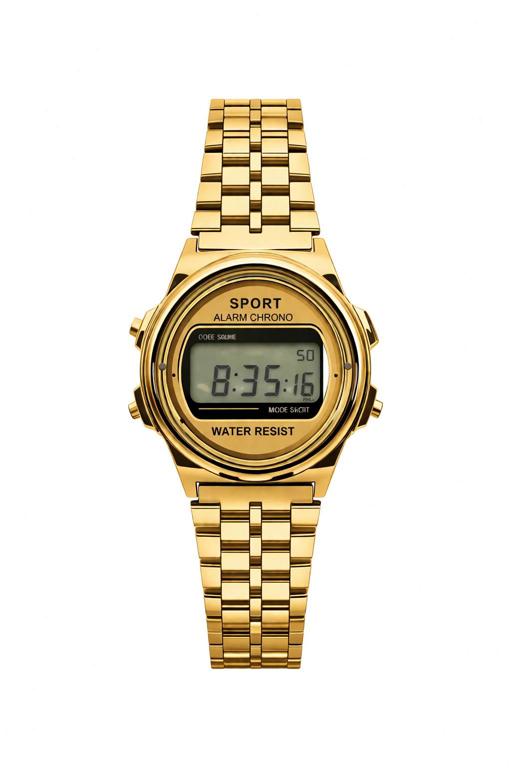 Reloj vintage acero gold