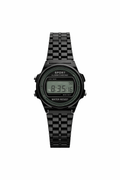 Reloj vintage acero quirúrgico black
