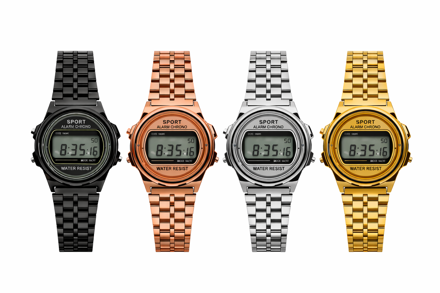 PACK EVERY DAY - 4 RELOJES VINTAGE