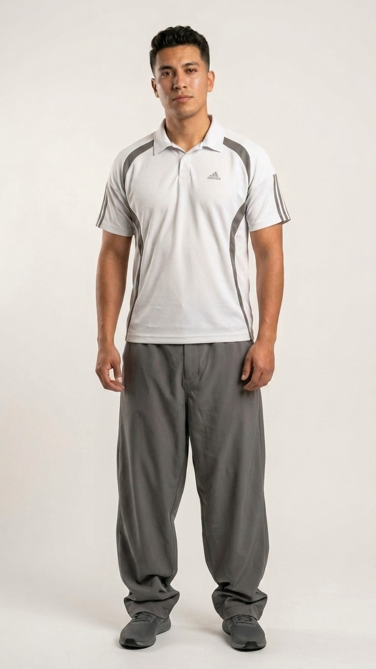 Polo adidas grey