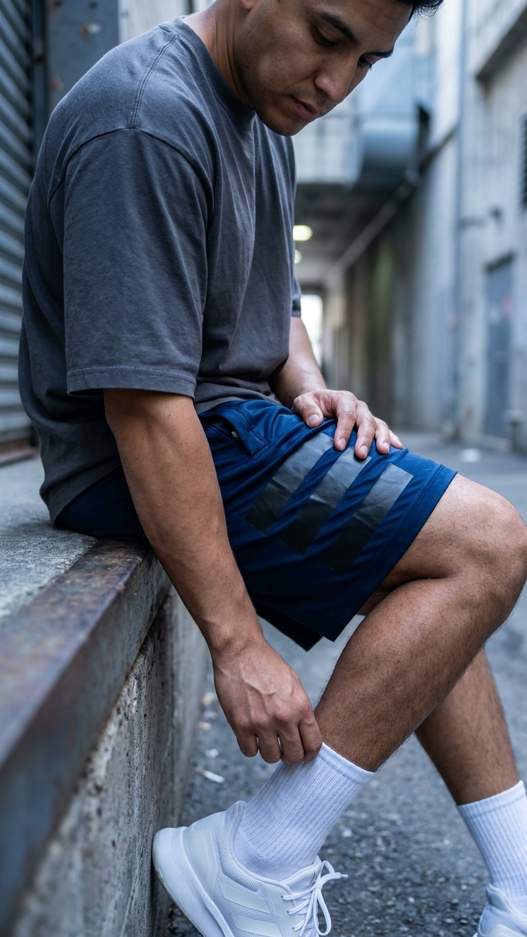 Short Adidas BIG 3 líneas OG