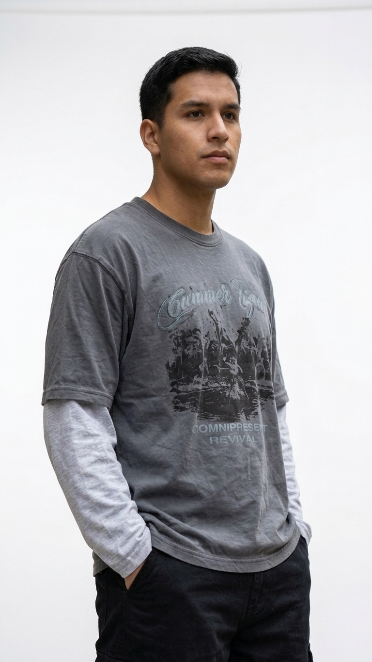 Remera manga larga currently